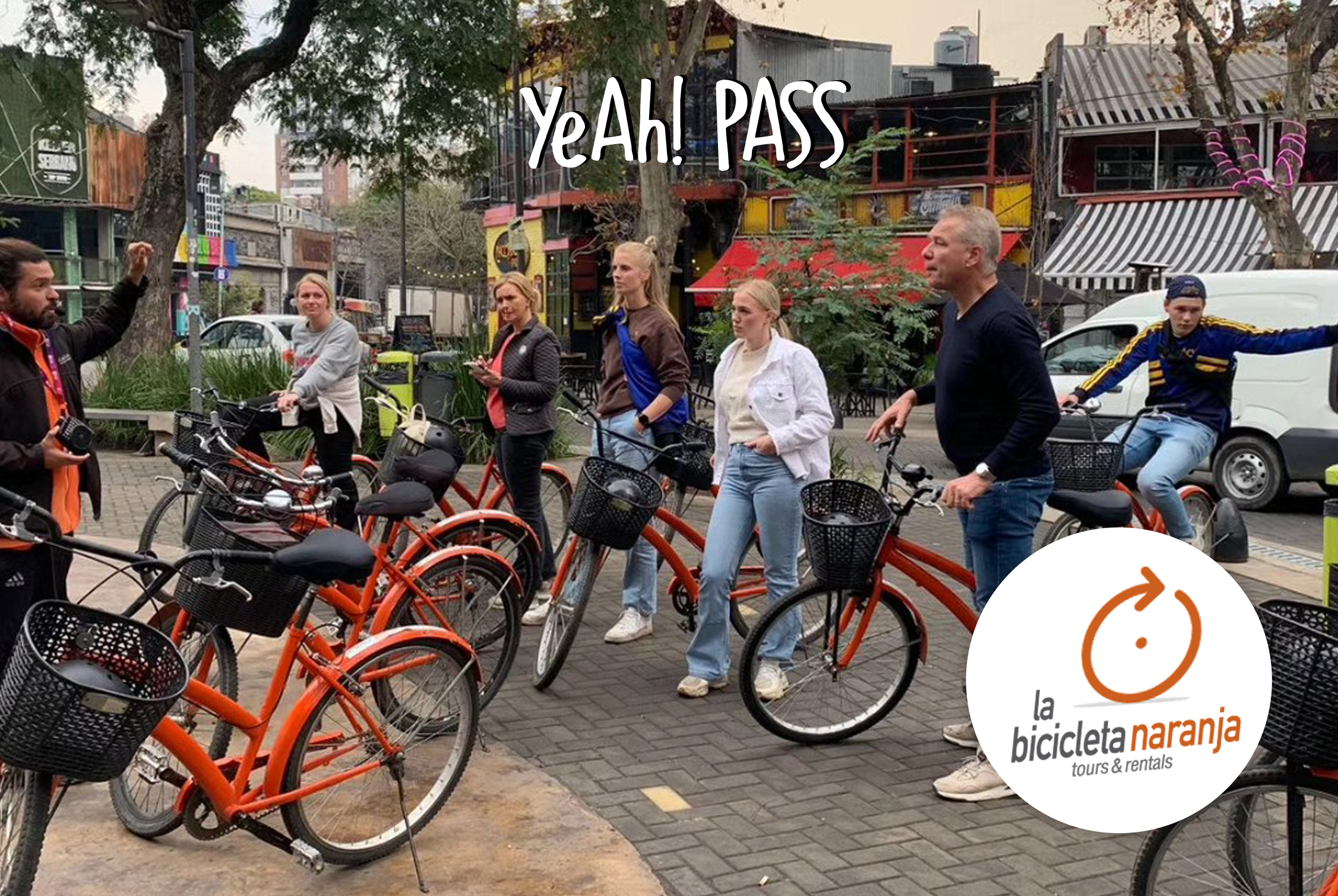 La bicicleta naranja